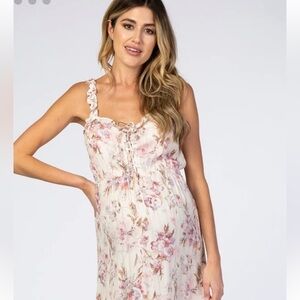 Pink Blush maternity dress